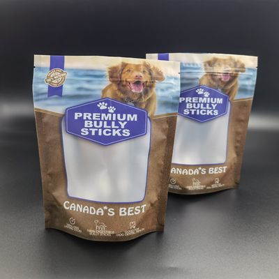包装のペット フード、SGSのジッパー犬の御馳走パッケージの上のデジタル印刷の立場