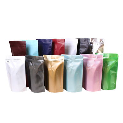 120micジッパー ロックのコーヒー立場の袋プラスチックVMPETのコーヒー豆の包装
