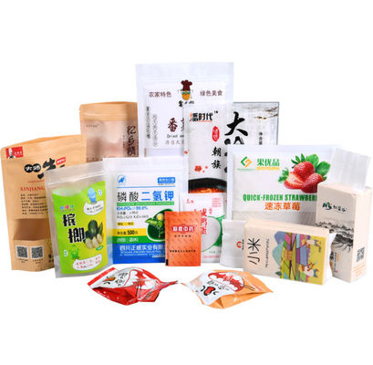 食品等級OPPの冷凍食品の包装袋は100つのミクロン120ミクロン ヒート シールした