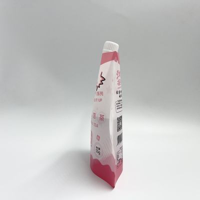 CMYK 4つの層のPEノズルが付いている注文ジュースの袋のプラスチック液体の袋