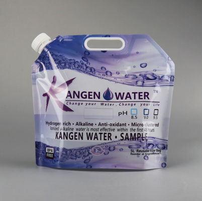 ペット5Lくまのプラスチック液体の袋を印刷するグラビア印刷は証拠をかぐ