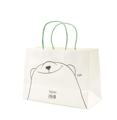4cはODMにニスをかける運送買い物袋の点をオフセット印刷を