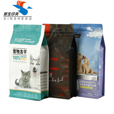 MOPPを包むカスタマイズされた平底のプラスチック猫の餌袋VMPETのドッグ フードは薄板になった