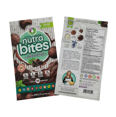 マイラーの内部の上のジッパーのアルミ ホイル袋の袋の食品等級の臭いの証拠