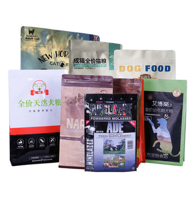 カスタマイズされるODMのプラスチック ペット フード袋を包む動物性食品を印刷する