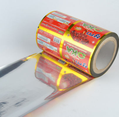 食品等級は内部アルミ ホイルとの印刷された包装のロールスロイス100-300 Mironsを薄板にした
