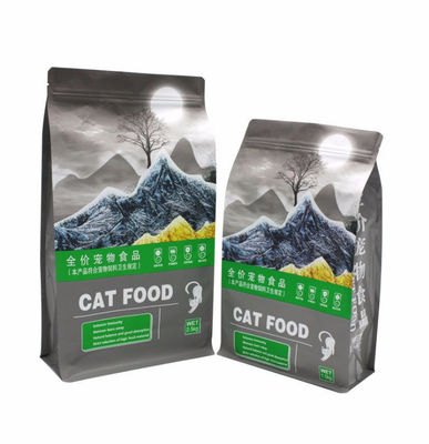 5kg 10kg 15kg容量プラスチック猫のペット フードの袋のパッケージのクォードは密封した
