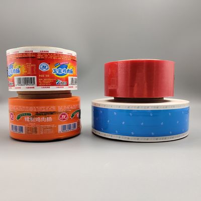 高い食品包装のための障壁によって薄板にされるフィルムを包むソーセージのPVDCロール フィルム