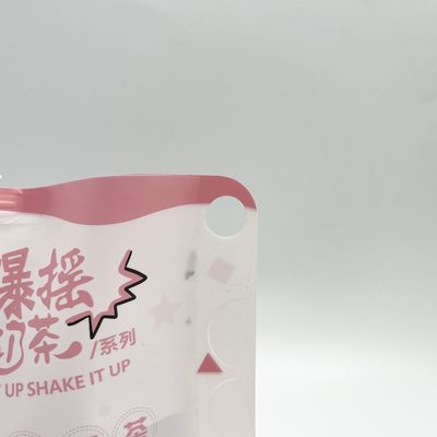 CMYK 4つの層のPEノズルが付いている注文ジュースの袋のプラスチック液体の袋