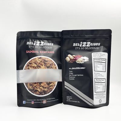 アルミ ホイルの明確な窓が付いている防水食品包装袋